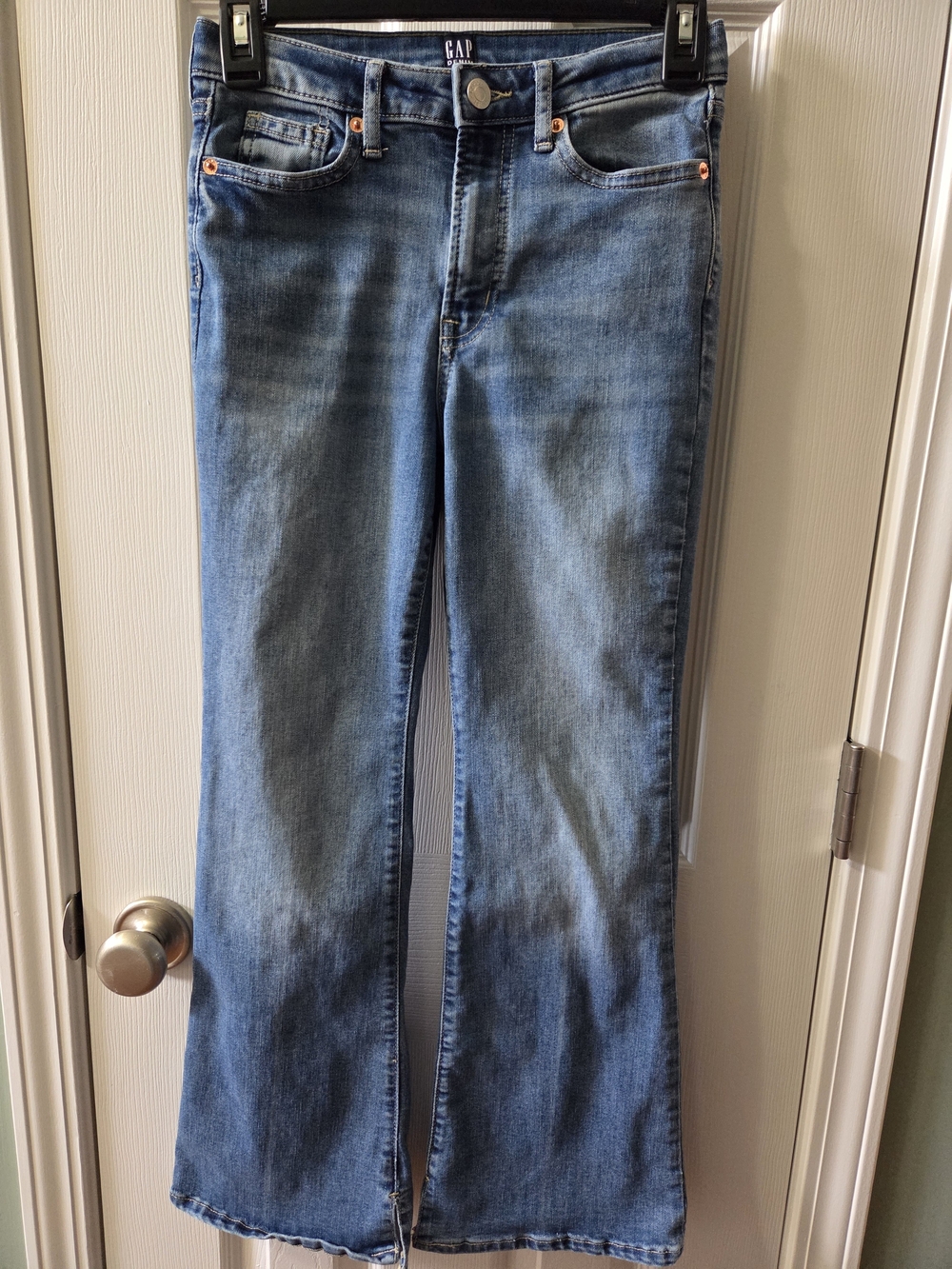 GAP Kid’s Mid Wash 70s Flare Jeans - Blue